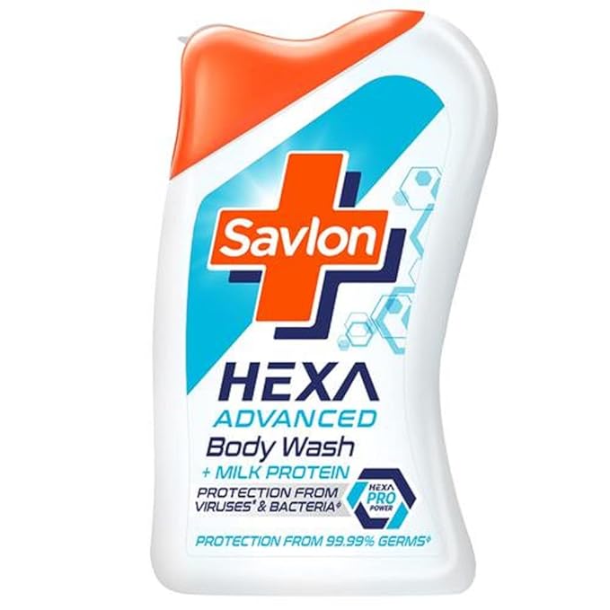 Savlon Hexa Advanced Body Wash with Milk Protein, Shower Gel for Moisturized Skin - 215 ml Savlon Hexa Advanced Body Wash with Milk Protein, Shower Gel for Moisturized Skin - 215 ml